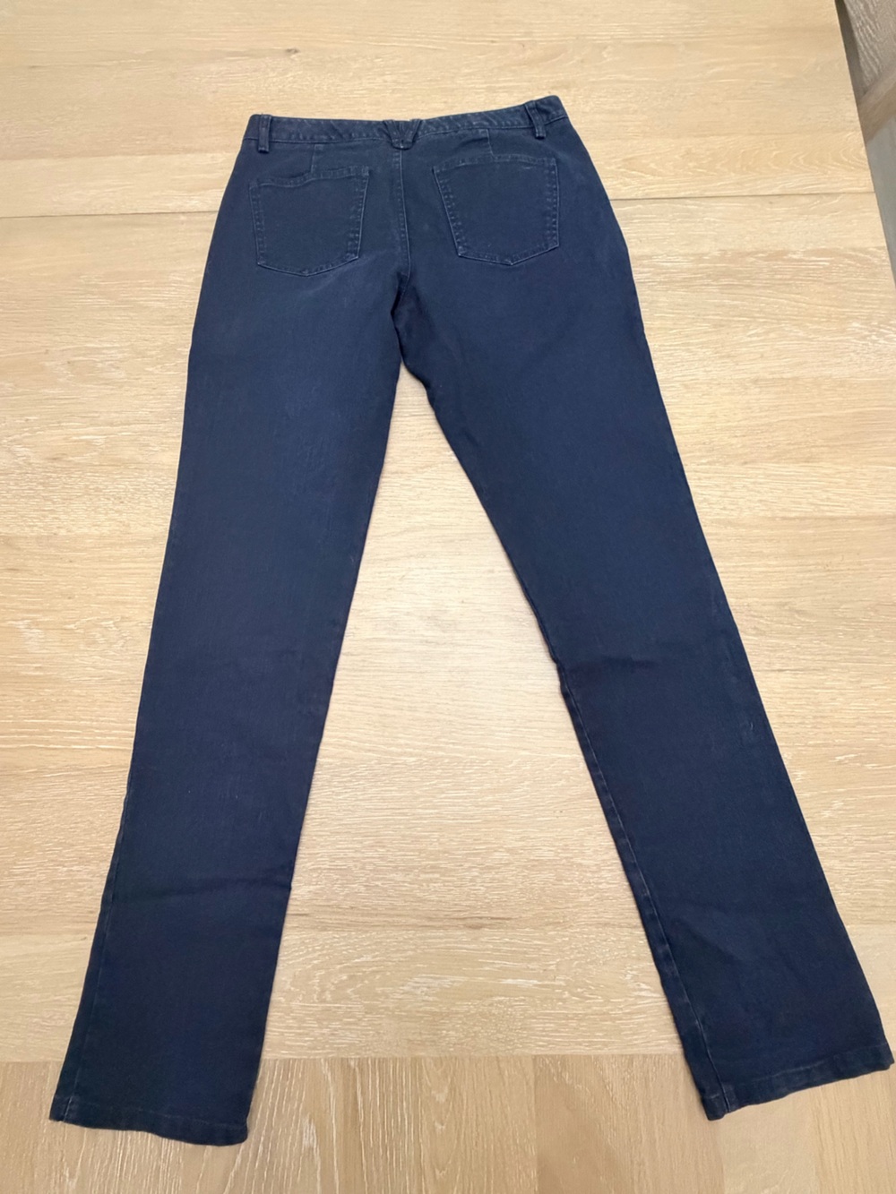Theory Navy Straight-Leg Jeans - Picture 3 of 5